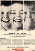 Colgate Boys Winning Vintage Retro Advert Ads A4 Photo Print