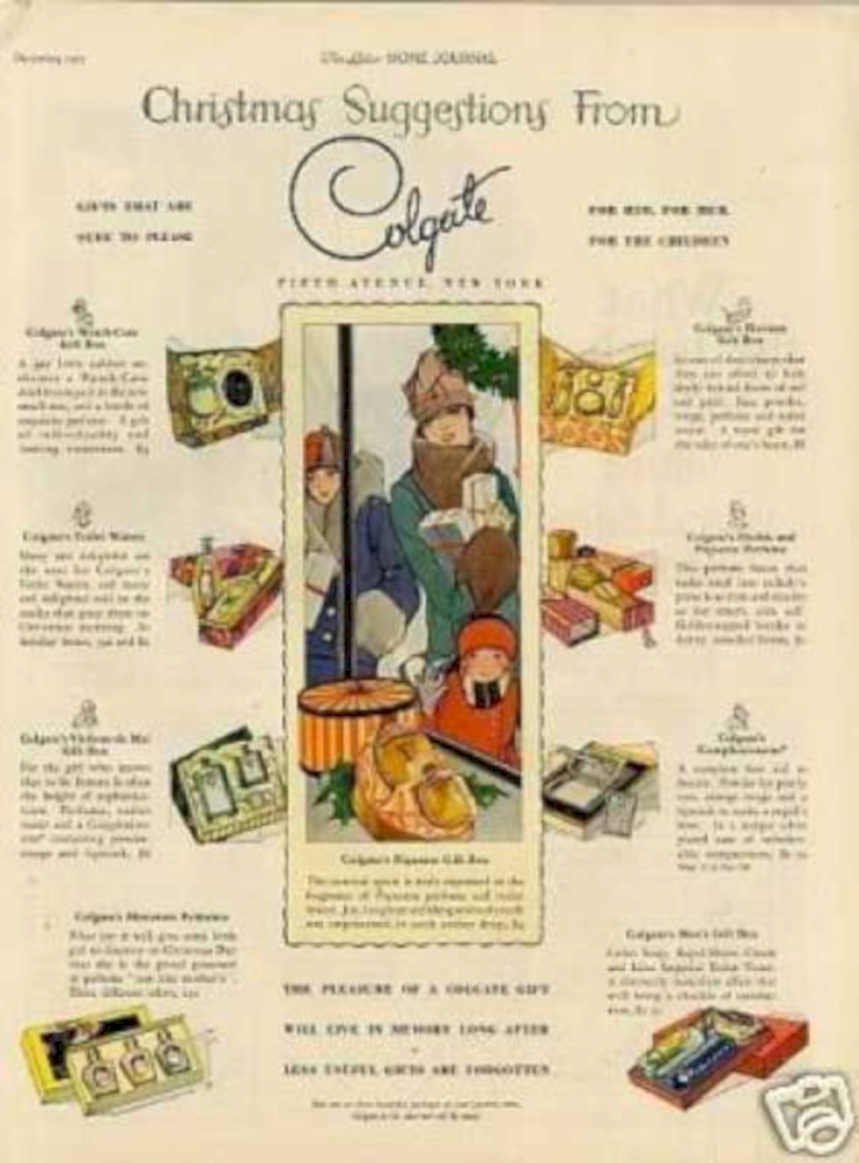 Colgate Christmas Gifts Vintage Retro Advert Ads A4 Photo Print