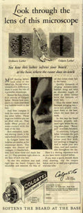 Colgate Lather Microscope Vintage Retro Advert Ads A4 Photo Print