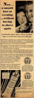 Colgate Shave Cream 3 Vintage Retro Advert Ads A4 Photo Print