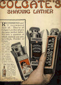 Colgate Shaving Lather 1 Vintage Retro Advert Ads A4 Photo Print