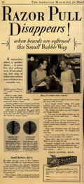 Colgate Shaving Soap Vintage Retro Advert Ads A4 Photo Print