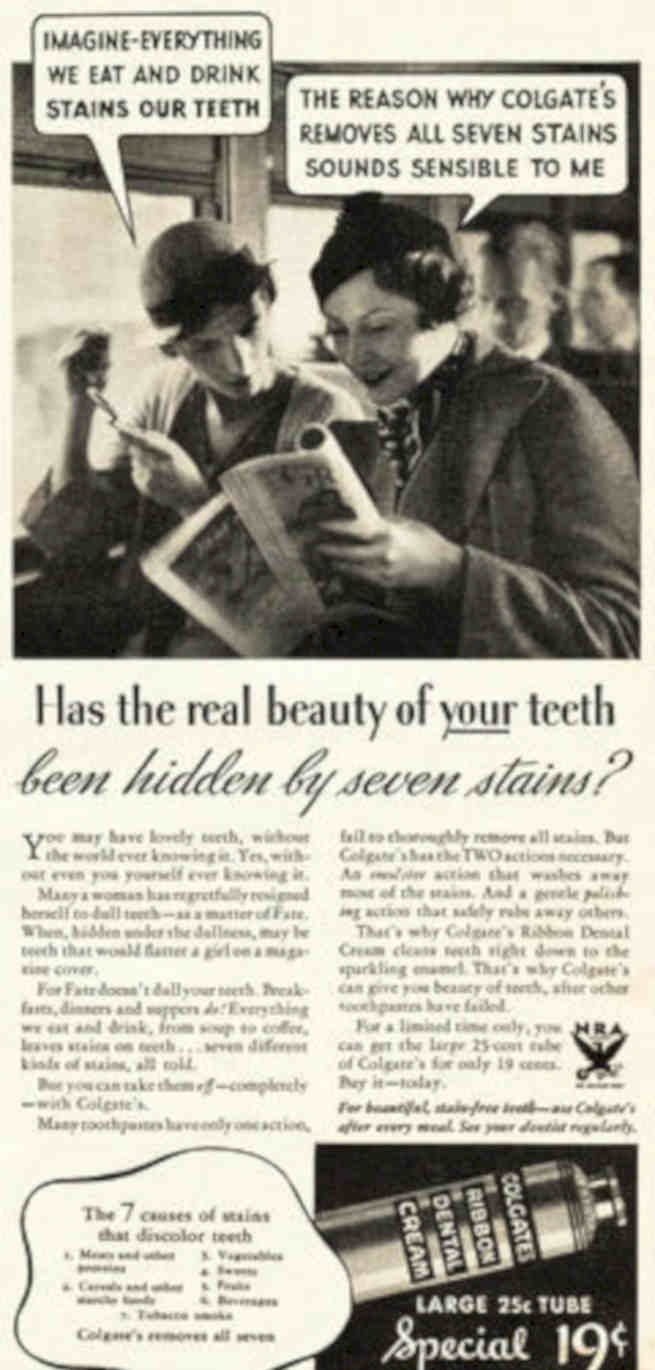 Colgate Teeth Cream Vintage Retro Advert Poster A4 Photo Print