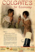 Colgate Toothpaste Economy Vintage Retro Advert Ads A4 Photo Print