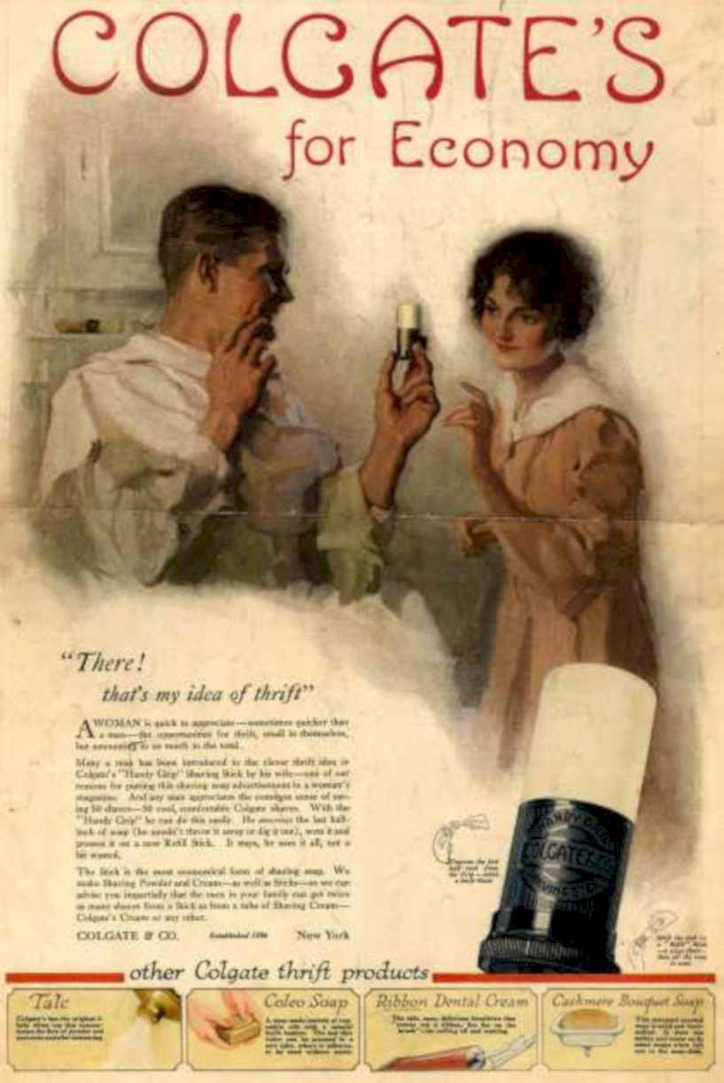 Colgate Toothpaste Economy Vintage Retro Advert Ads A4 Photo Print