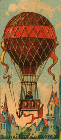 Collecting card c1860 1900 Ballon Godard A4 Photo Print
