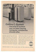 Collins C System Vintage Retro Advert Ads A4 Photo Print