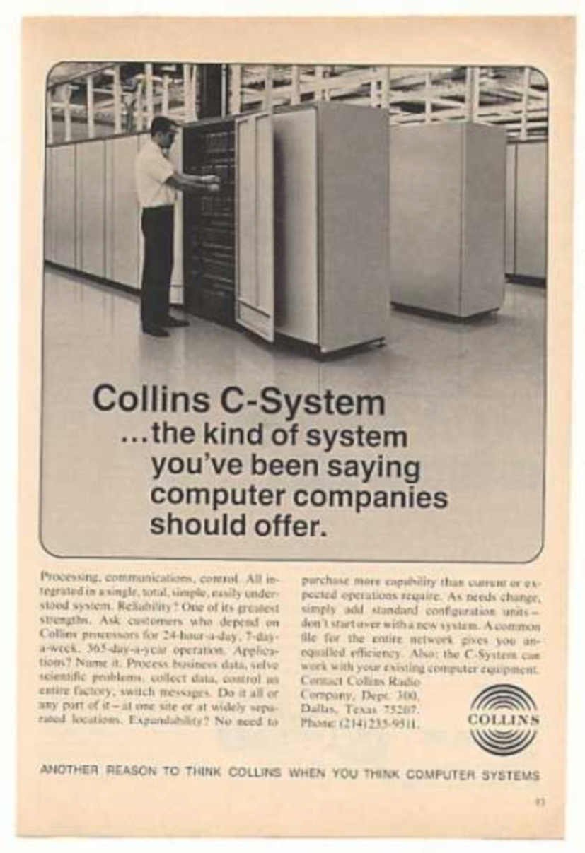 Collins C System Vintage Retro Advert Ads A4 Photo Print