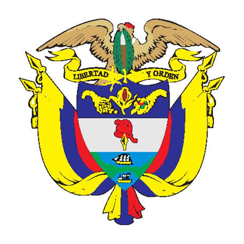 Colombia Coat Of Arms N3985 A4 Photo Print