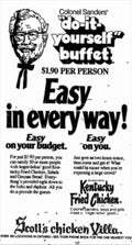 Colonel Sanders Kfc Vintage Retro Advert Ads A4 Photo Print