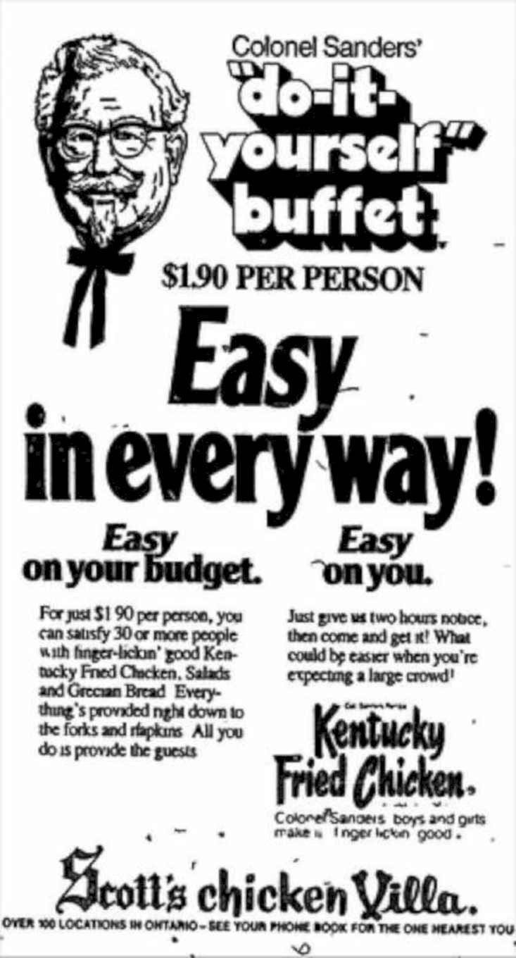 Colonel Sanders Kfc Vintage Retro Advert Ads A4 Photo Print