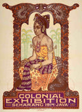 Colonial Exhibition Semarang Vintage Retro Advert Poster A4 Photo Print
