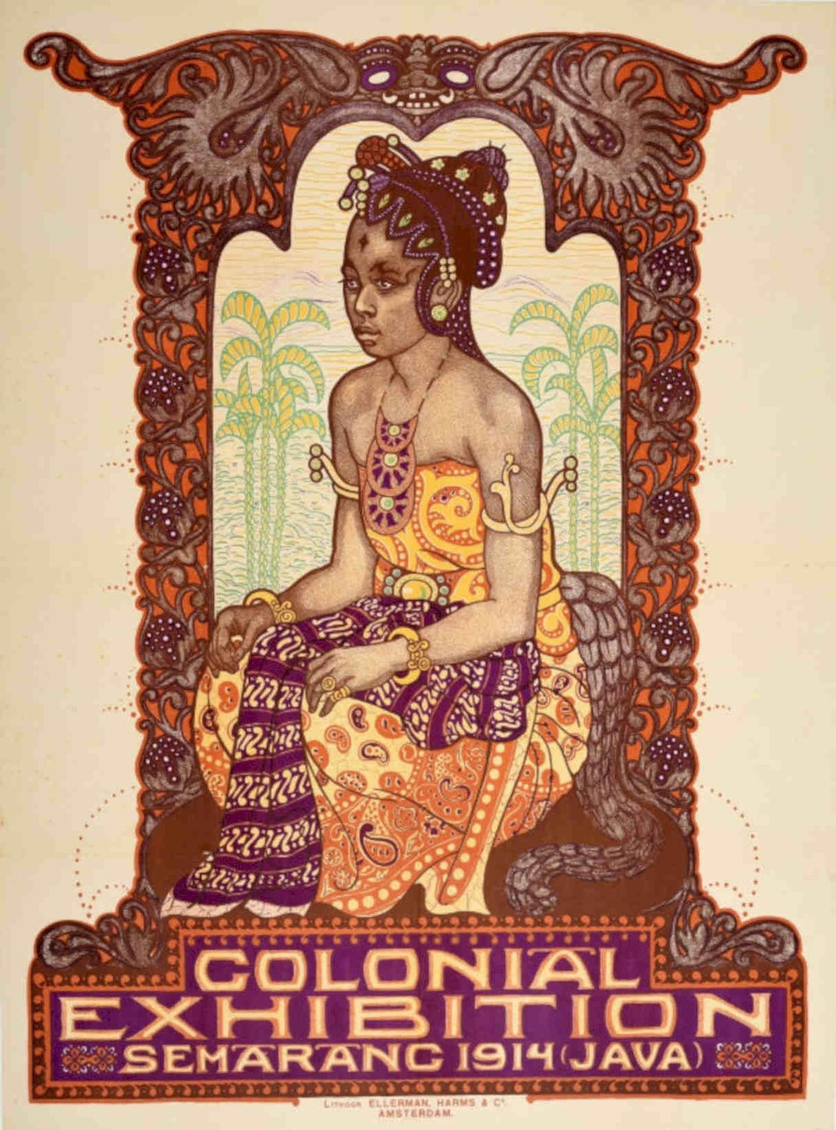 Colonial Exhibition Semarang Vintage Retro Advert Poster A4 Photo Print