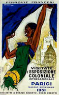Colonial Exposition Paris Vintage Retro Advert Poster A4 Photo Print