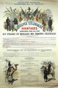 Colonial Troops Benefits Vintage Retro Advert Ads A4 Photo Print