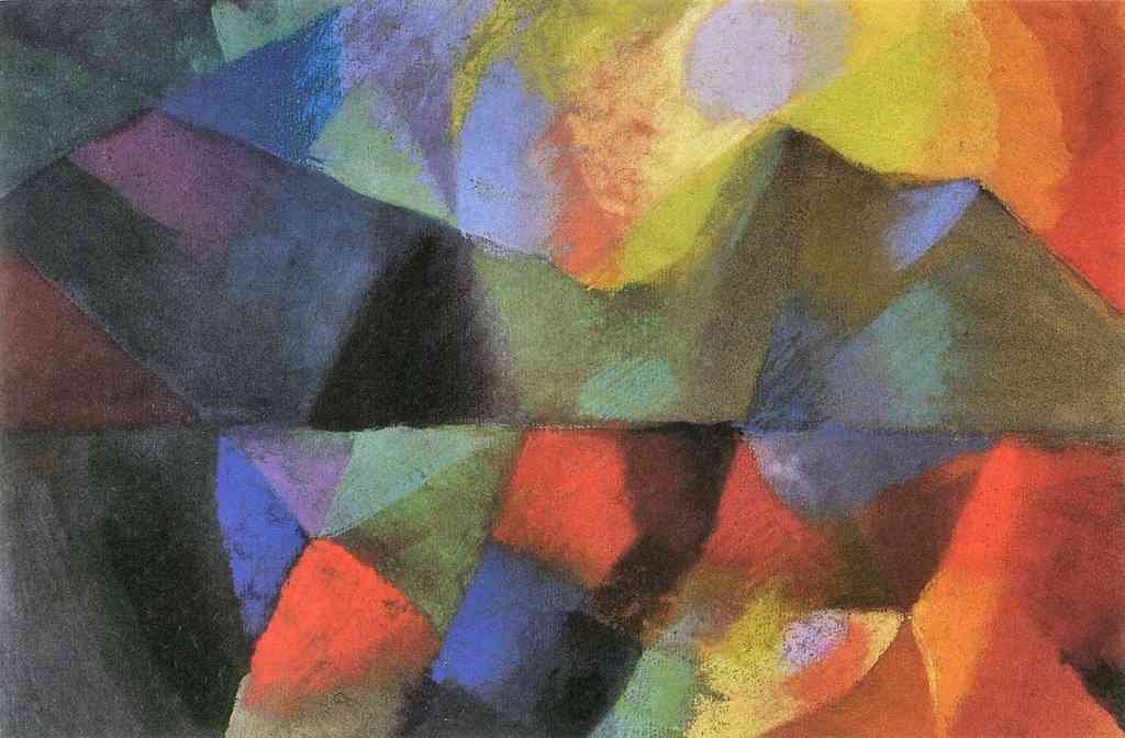 Color August Macke Expressionism A4 Photo Print