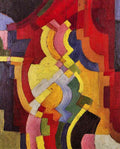 Colored Forms Iii August Macke Expressionism A4 Photo Print