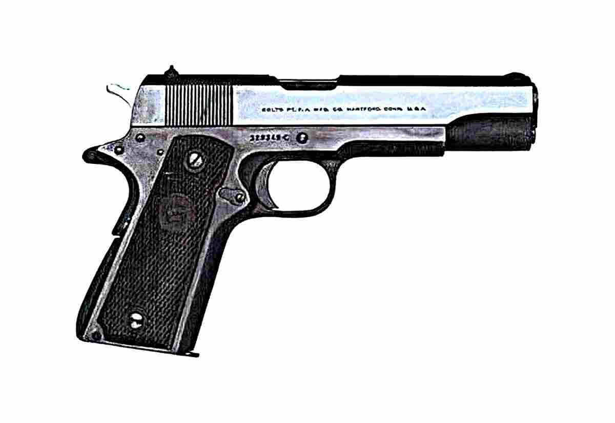 Colt Browning M1911 Semi Automatic Service Pistol United States 7 (2) Military A4 Photo Print