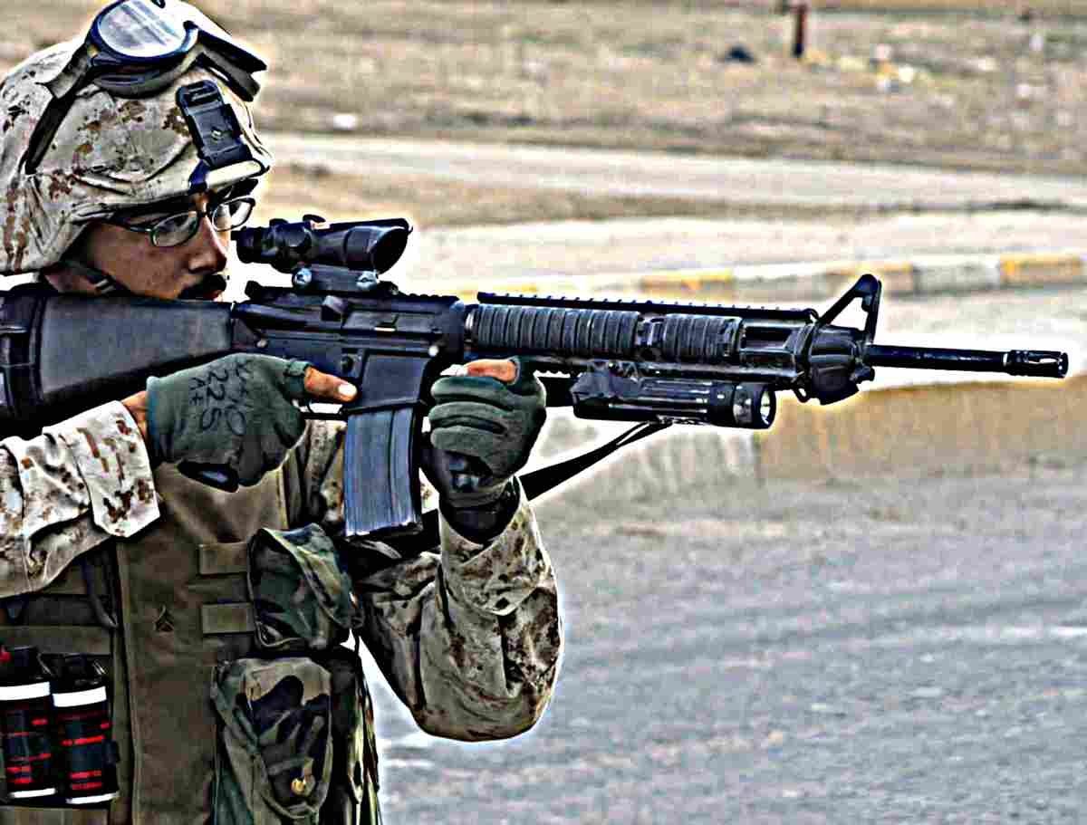 Colt M16a2 12 (2) Military A4 Photo Print