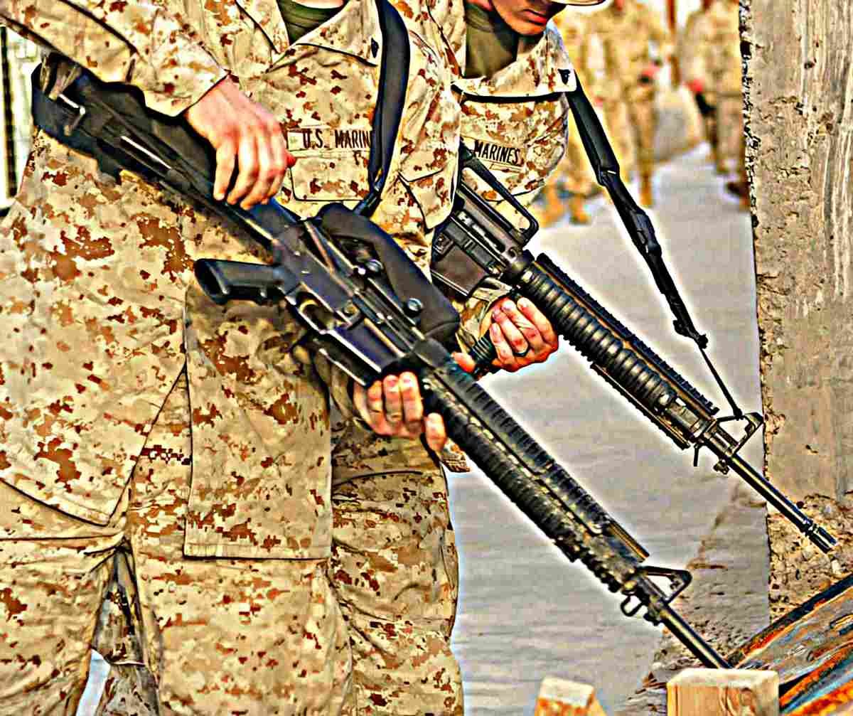 Colt M16a2 4 (2) Military A4 Photo Print
