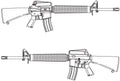 Colt M16a2 5 Military A4 Photo Print