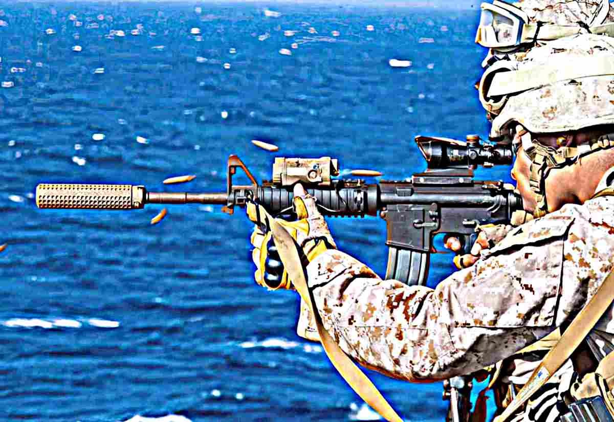 Colt M4 Assault Carbine Rifle United States 15 (2) Military A4 Photo Print