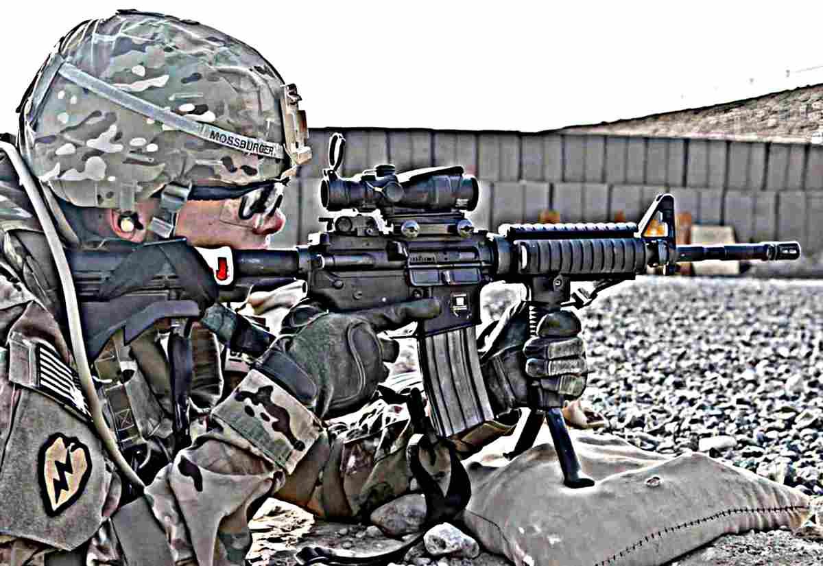 Colt M4 Assault Carbine Rifle United States 16 (2) Military A4 Photo Print