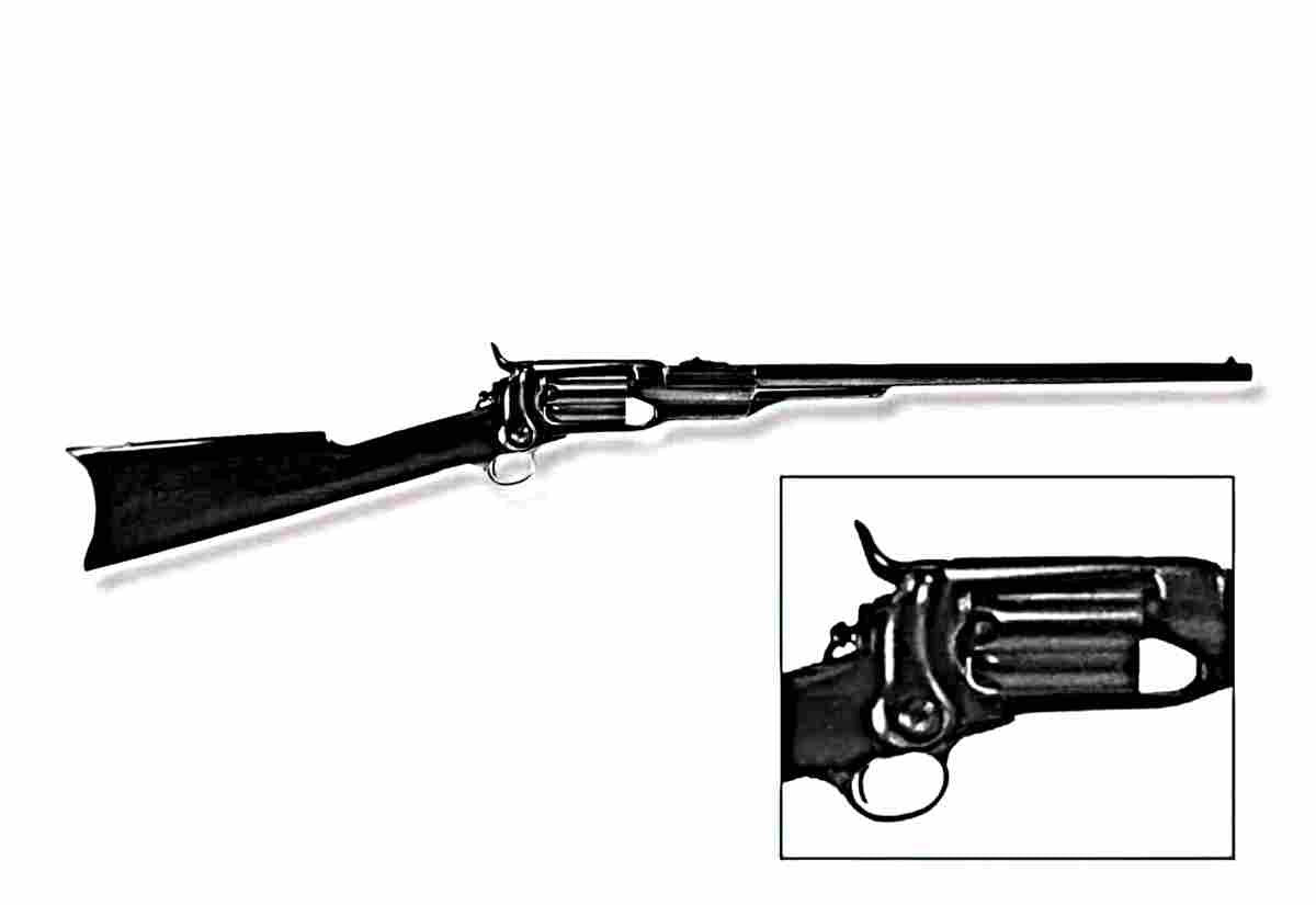 Colt Model 1855 Revolving Carbine (2) Military A4 Photo Print