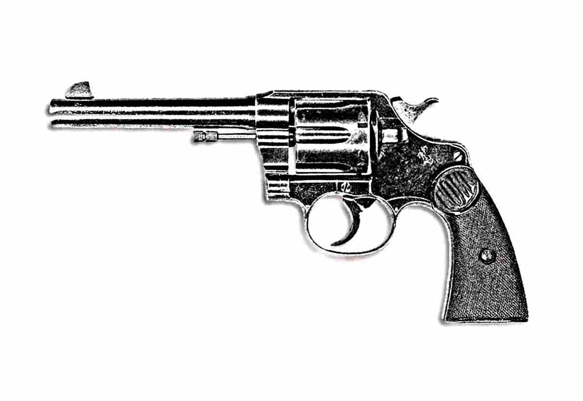 Colt Model 1898 New Service Revolver (2) Military A4 Photo Print