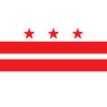 Columbia Dist Flag N387 A4 Photo Print