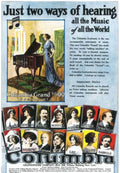 Columbia Gramophone Collection Vintage Retro Advert Poster A4 Photo Print