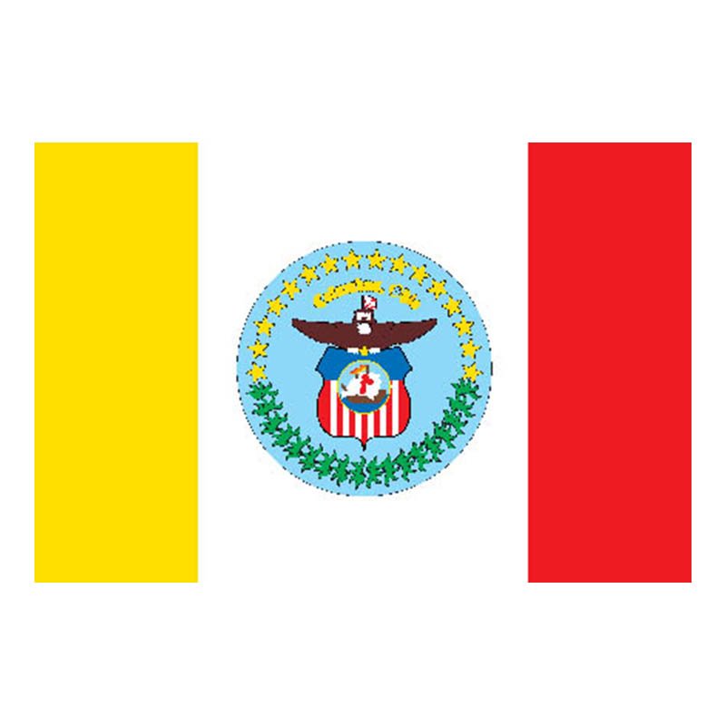 Columbus City Flag N6169 A4 Photo Print