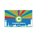 Columbus City Flag N6714 A4 Photo Print