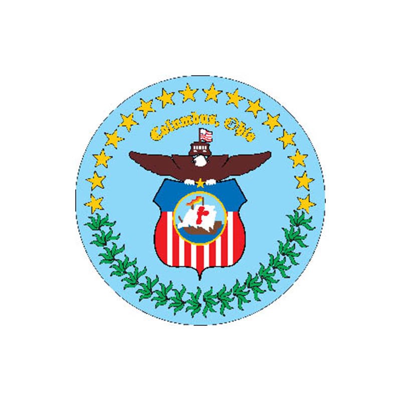 Columbus City Seal N6168 A4 Photo Print