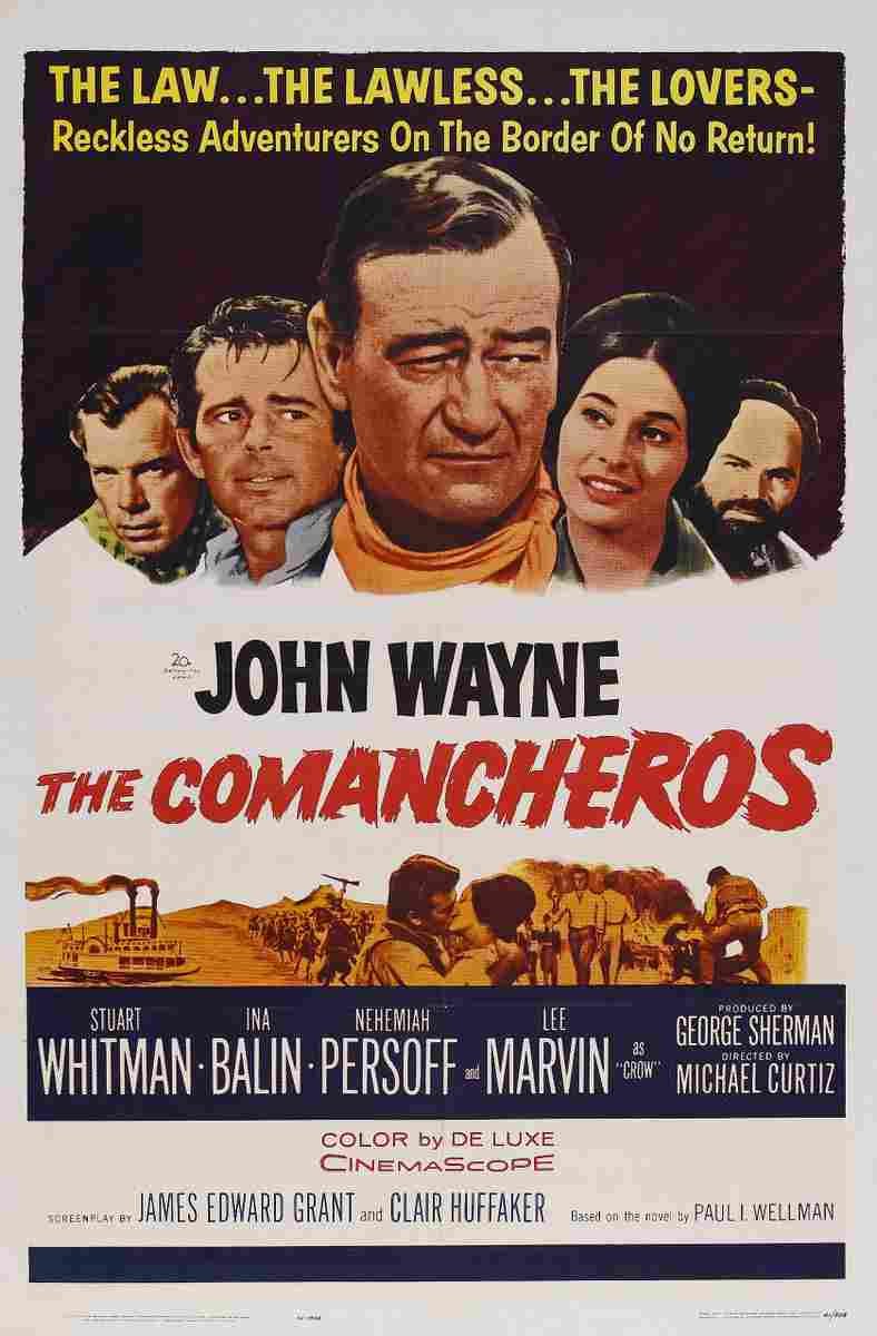Comancheros The 01  film star poster A4 Photo Print
