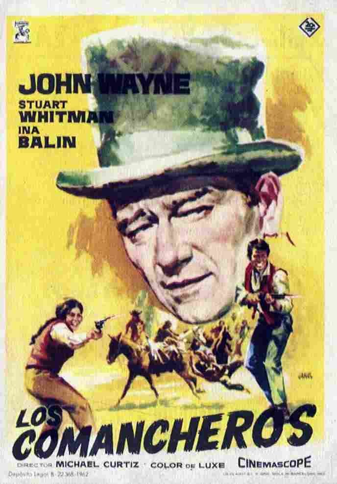 Comancheros The 04  film star poster A4 Photo Print