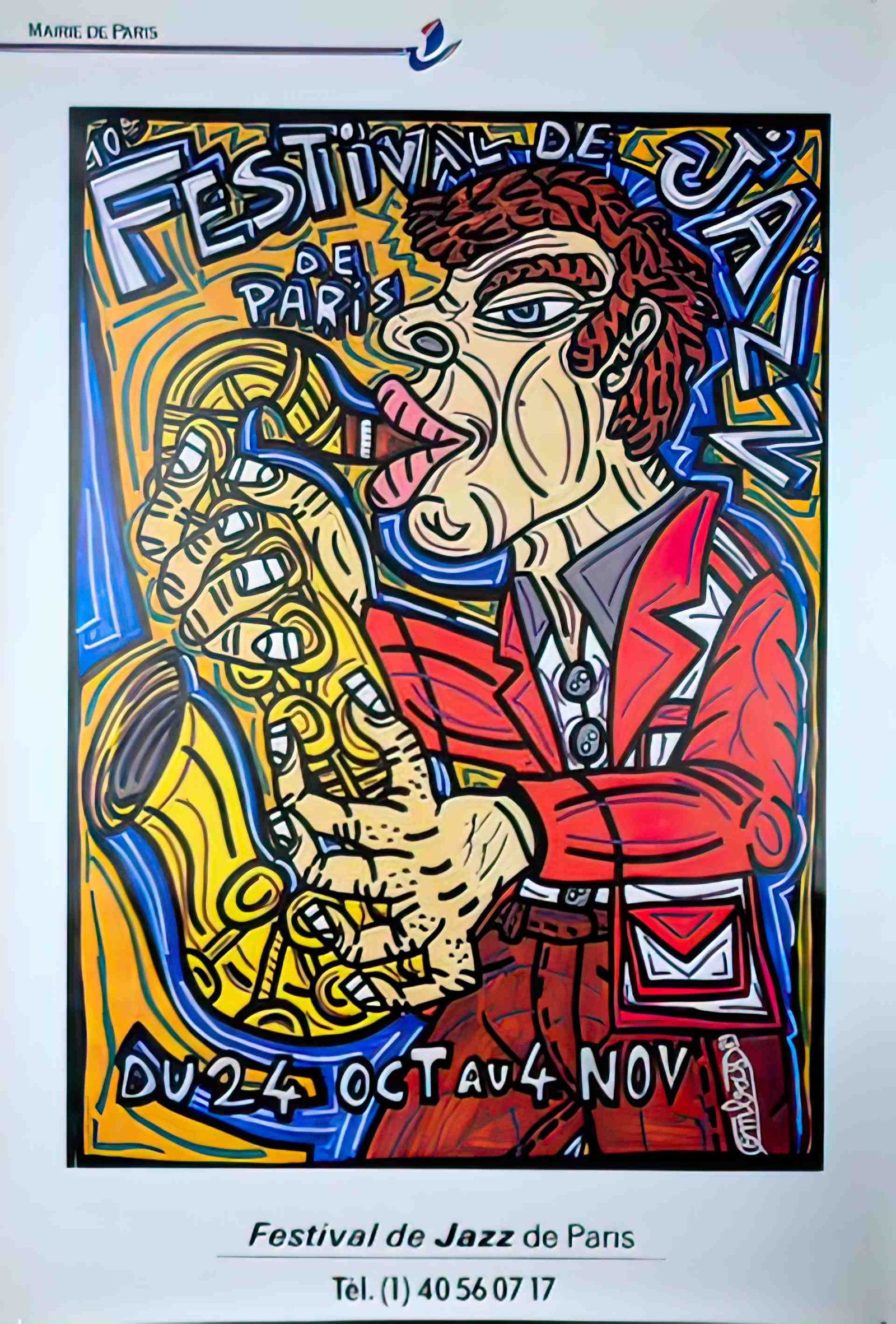 CombasFestJazz89 Advert A4 Photo Print