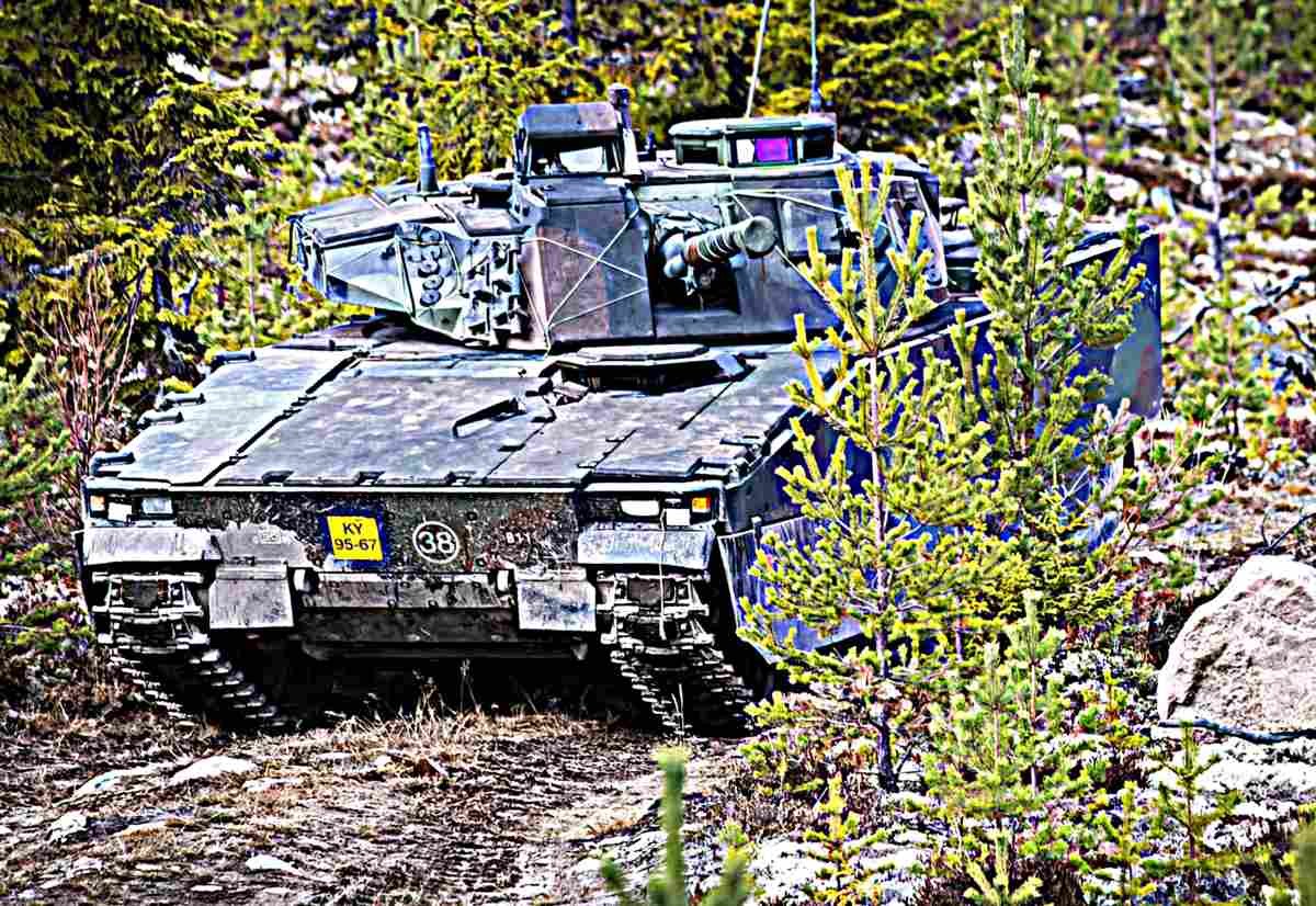 Combat Vehicle 90 Cv90 Stridsfordon Ifv 10 (2) Military A4 Photo Print