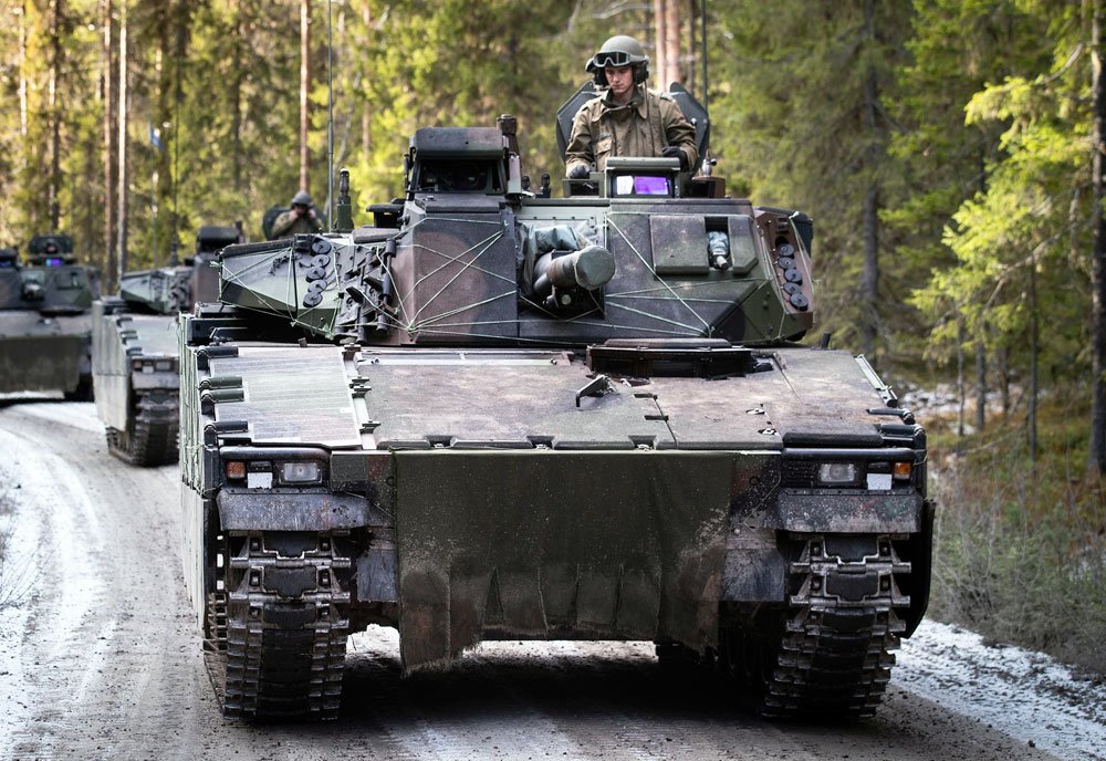 Combat Vehicle 90 Cv90 Stridsfordon Ifv 11 Military A4 Photo Print