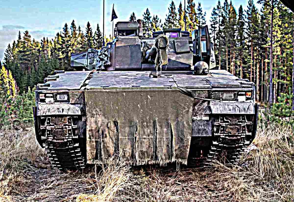 Combat Vehicle 90 Cv90 Stridsfordon Ifv 12 (2) Military A4 Photo Print