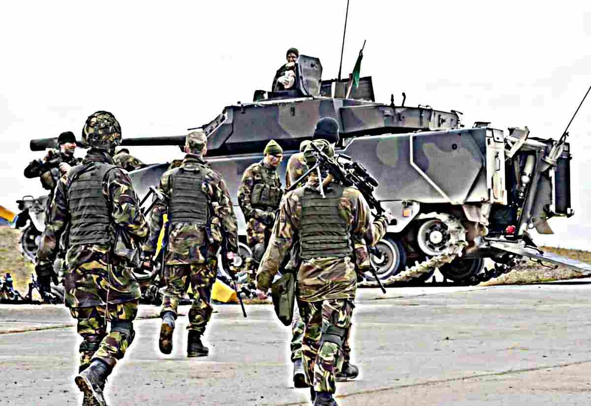 Combat Vehicle 90 Cv90 Stridsfordon Ifv 7 (2) Military A4 Photo Print