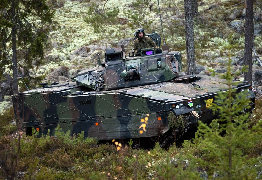 Combat Vehicle 90 Cv90 Stridsfordon Ifv 8 Military A4 Photo Print