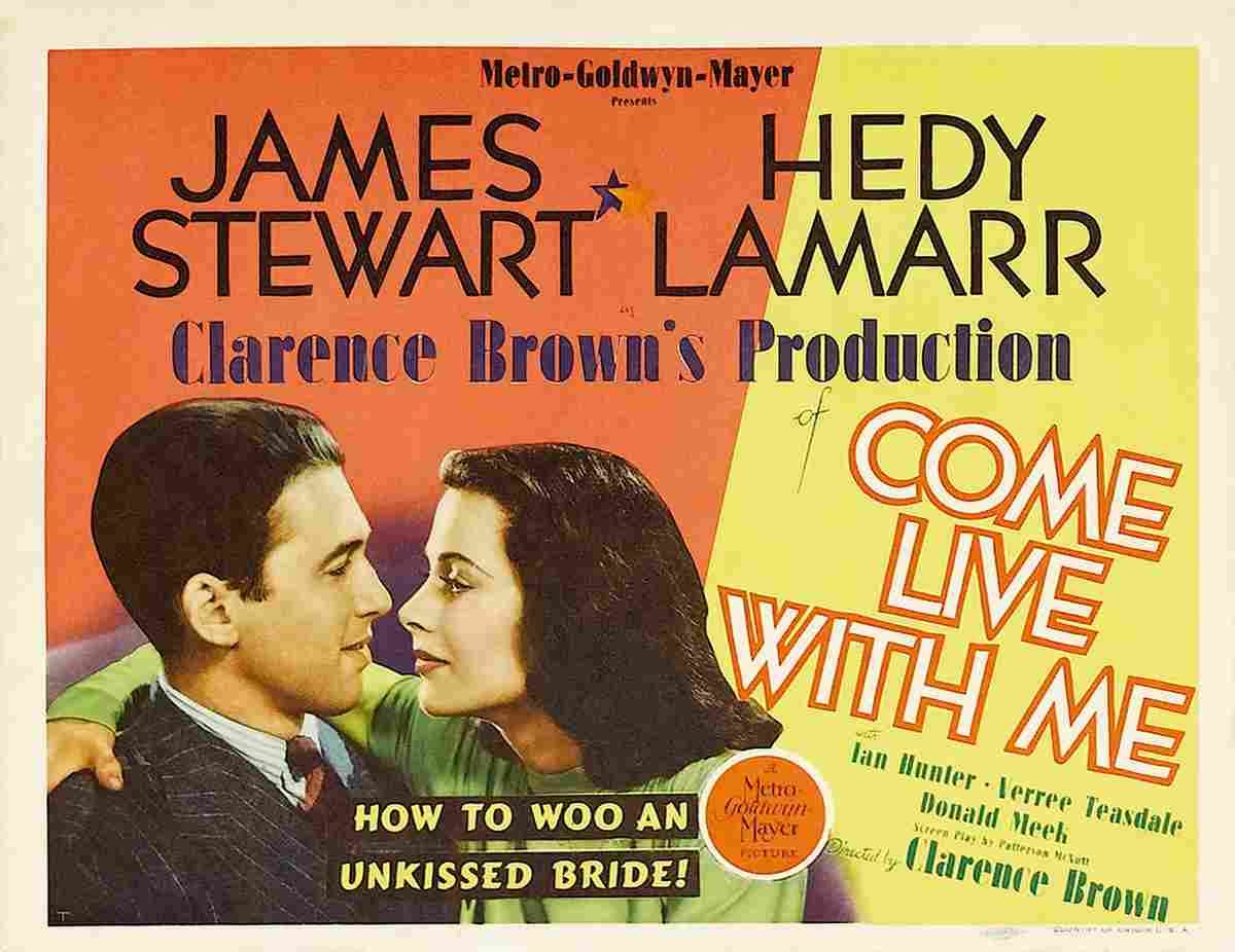 Come Live With Me 02  film star poster A4 Photo Print
