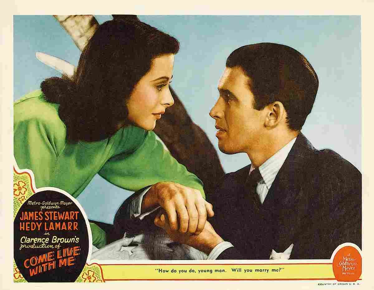 Come Live With Me 04  film star poster A4 Photo Print