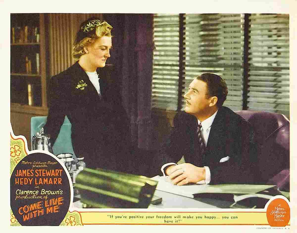 Come Live With Me 07  film star poster A4 Photo Print