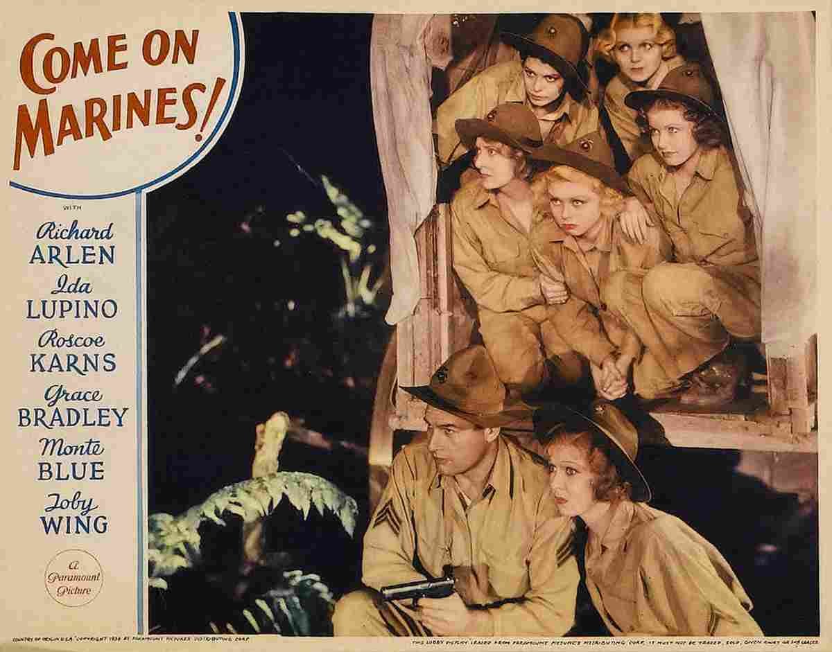 Come On Marines 01  film star poster A4 Photo Print