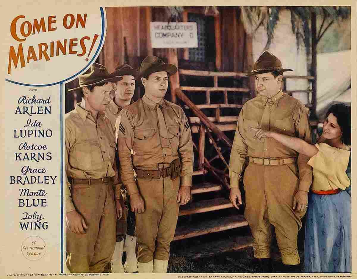 Come On Marines 02  film star poster A4 Photo Print