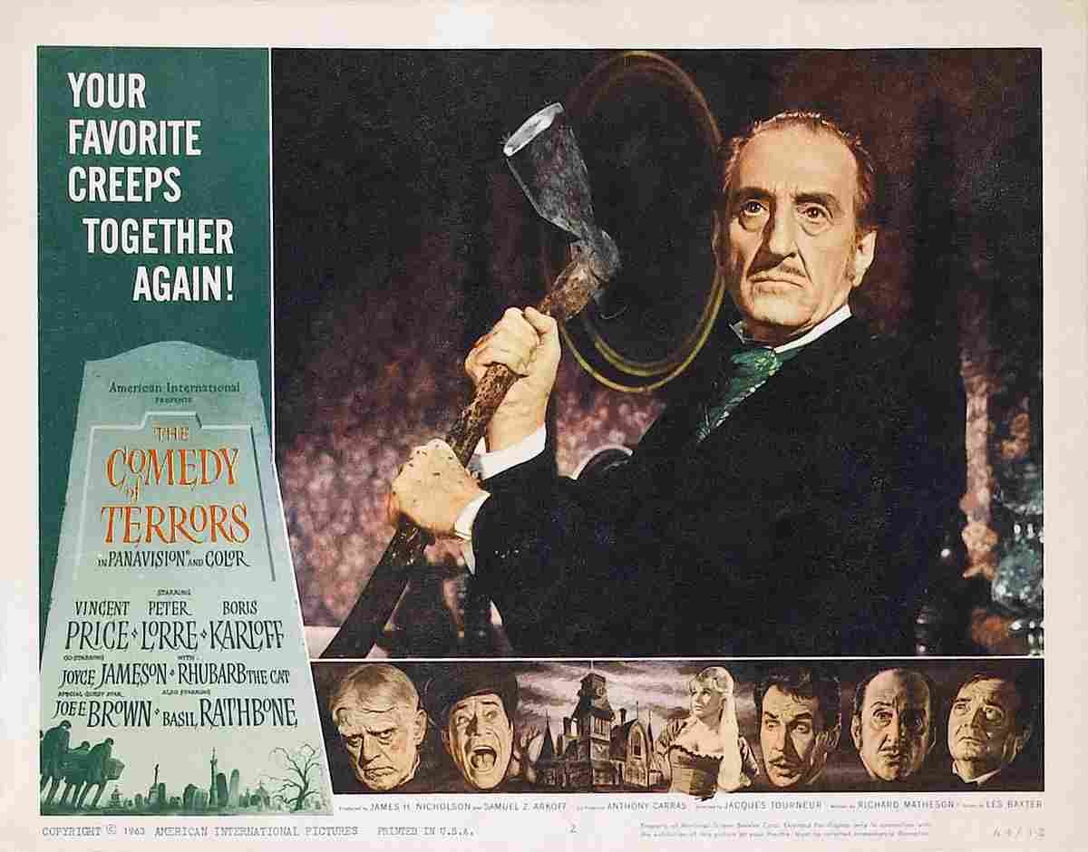 Comedy of Terrors The 02  film star poster A4 Photo Print