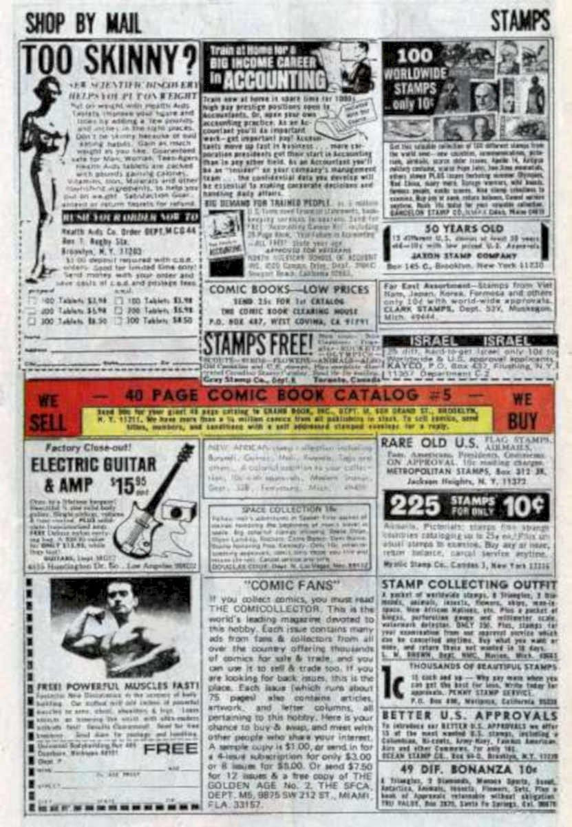 Comic Amps Stamps Vintage Retro Advert Ads A4 Photo Print