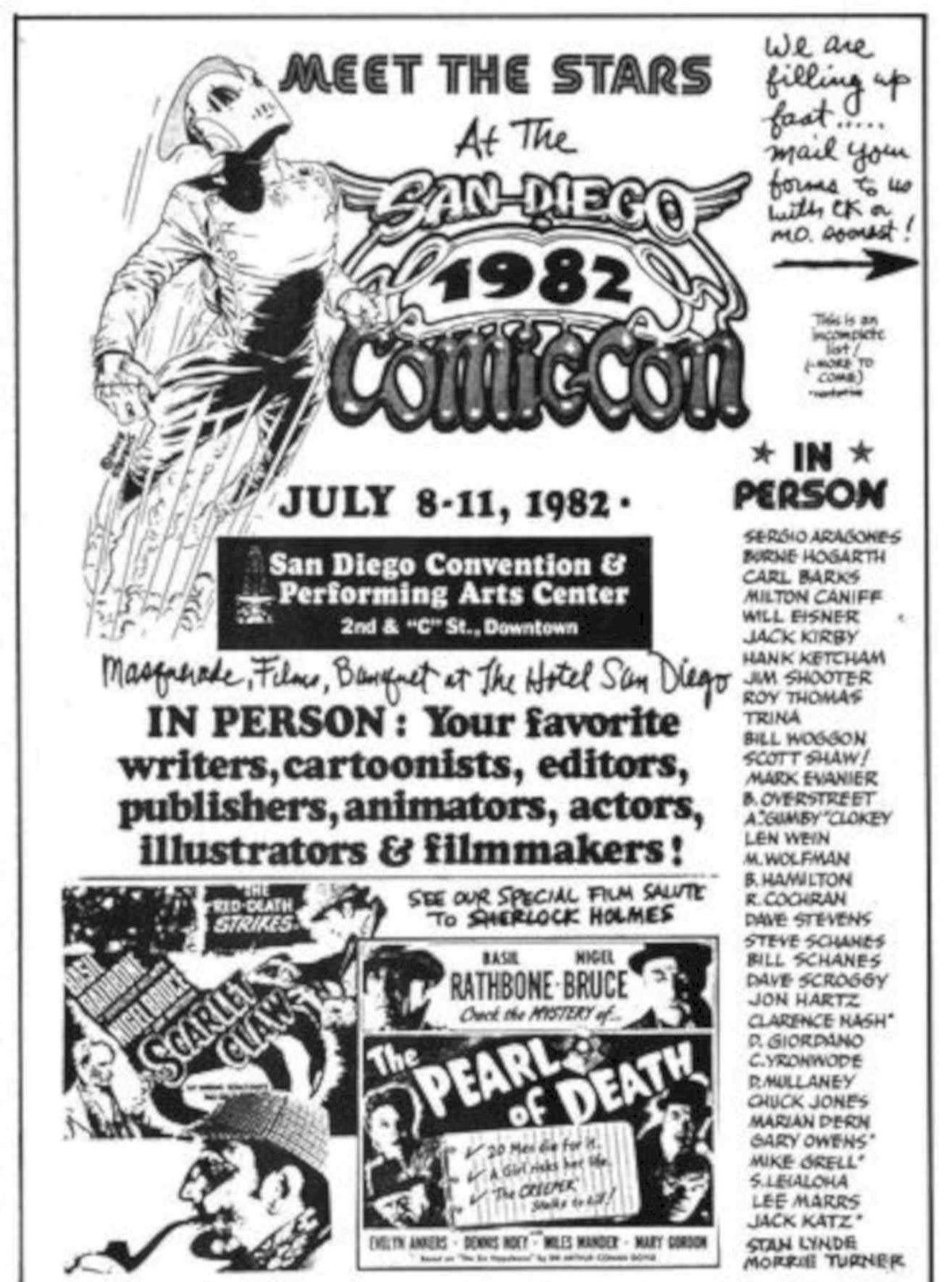 Comic Con 1982 Vintage Retro Advert Poster A4 Photo Print